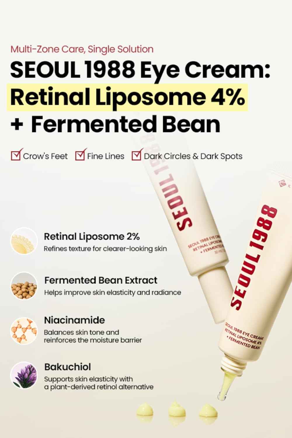 K-SECRET SEOUL 1988 Retinal Eye Cream – Formulated with Advanced Retinal