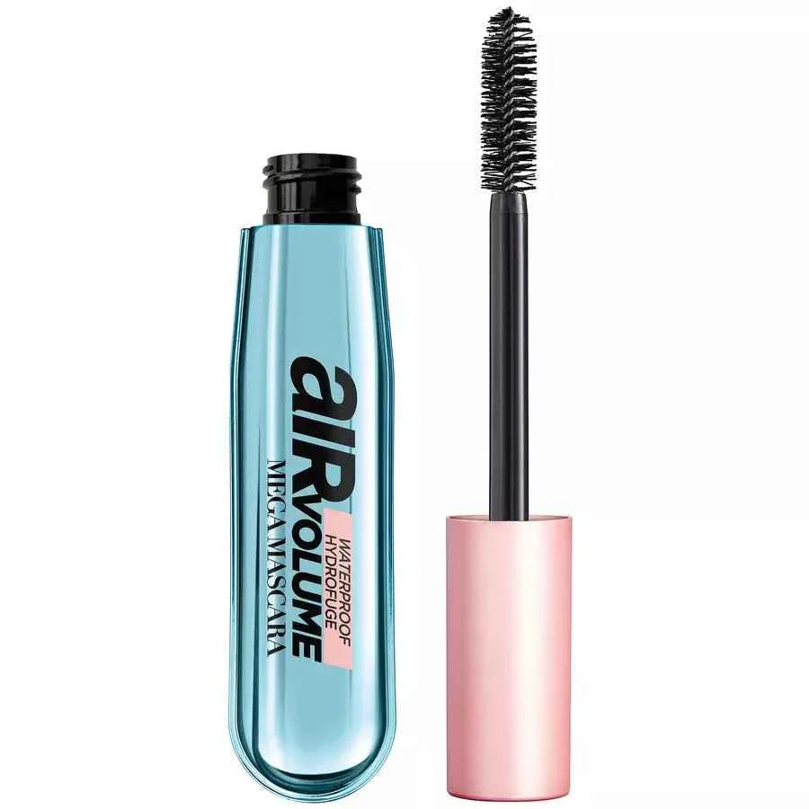 L'Oréal Paris Air Volume Mega Mascara Waterproof, Lightweight Blackest Black