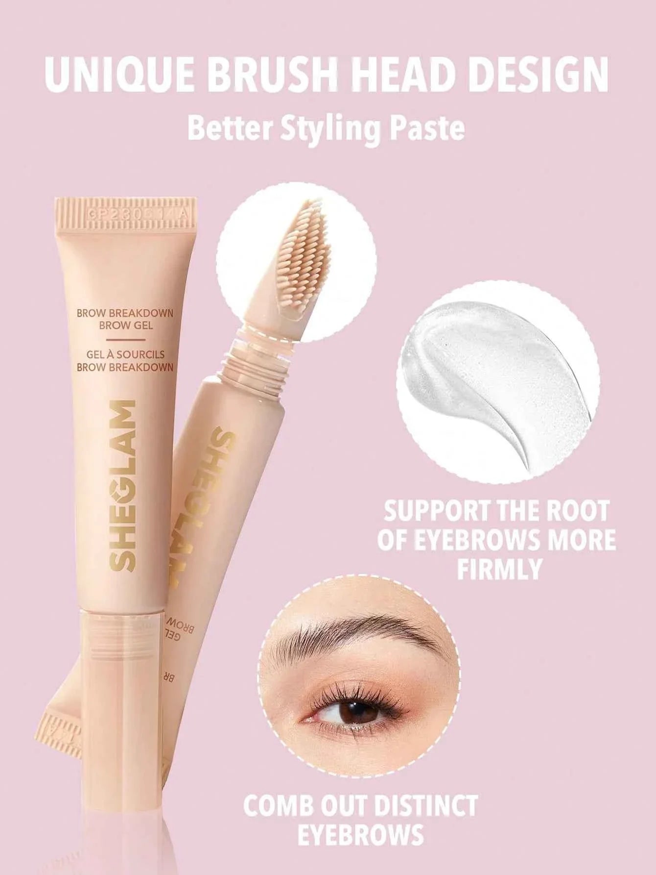 SHEGLAM EYE BROW GEL 10ML