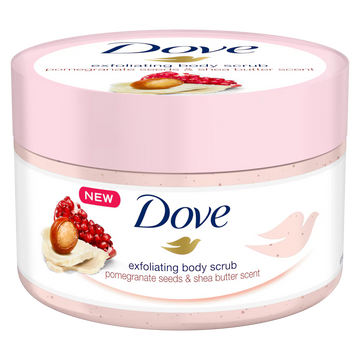 dove POMEGRANATE & SHEA BUTTER Scrub