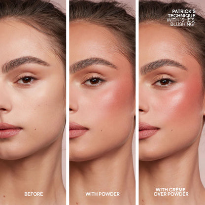 Patrik ta double take creme & powder blush dou