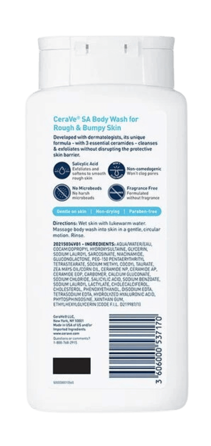 CERAVE SA Body Wash for Rough & Bumpy Skin 296ML