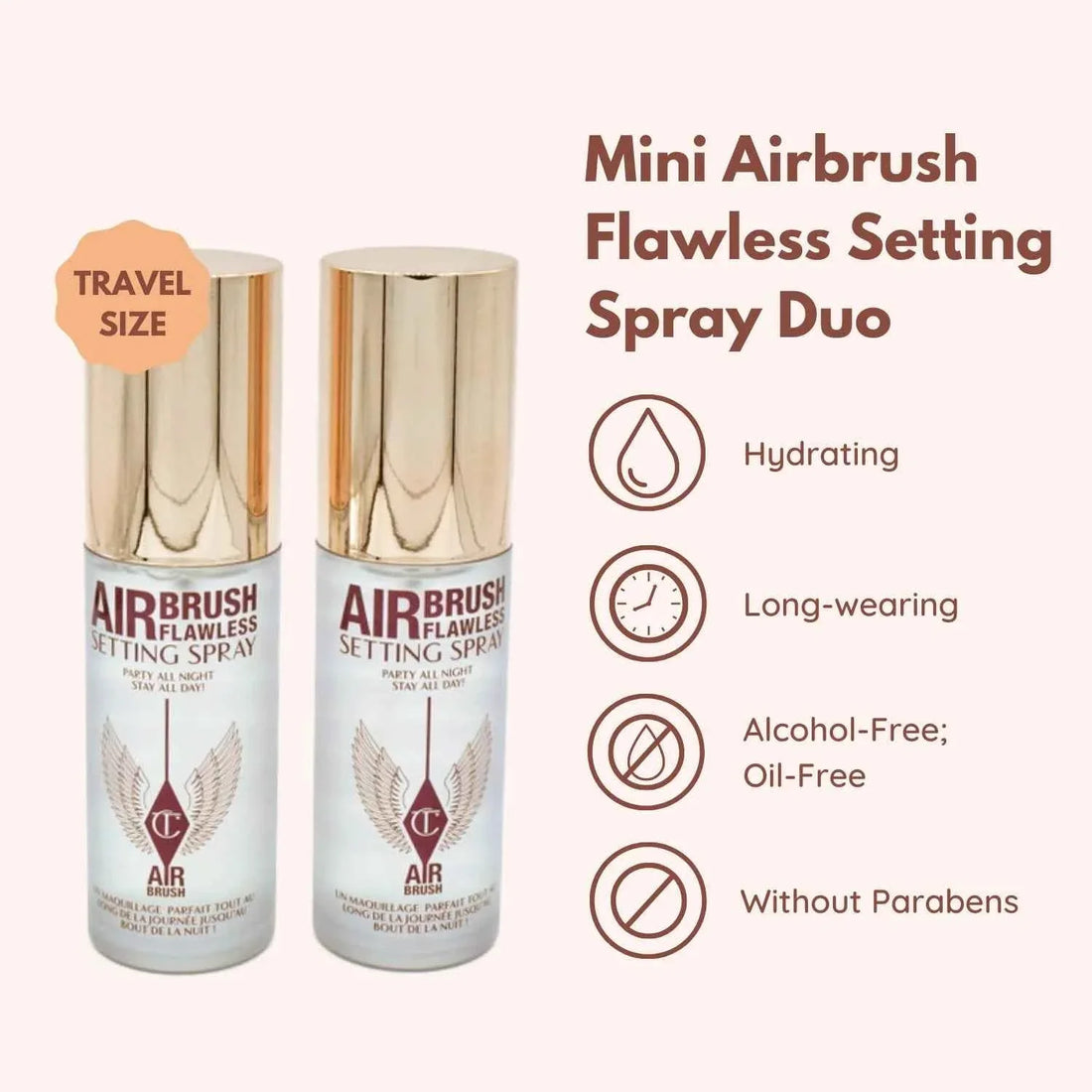 charlotte tilbury mini setting spray KIT