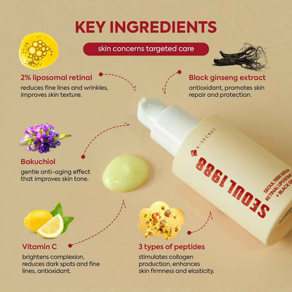 K-SECRET SEOUL 1988 Retinal Serum: Retinol Serum
