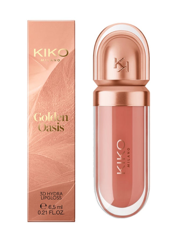 Kiko golden oasis 3d hydra lip gloss