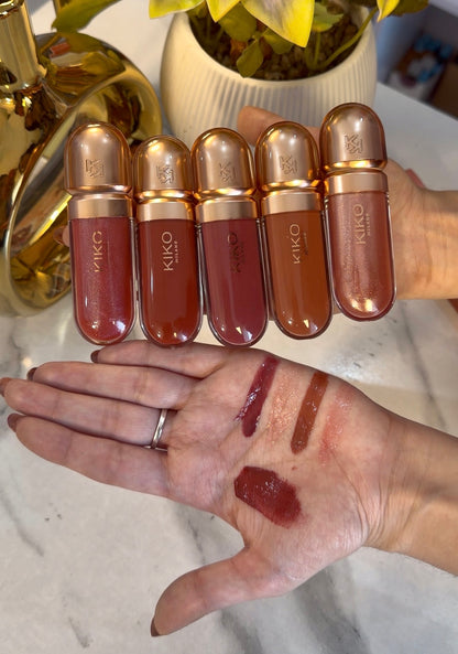 Kiko golden oasis 3d hydra lip gloss