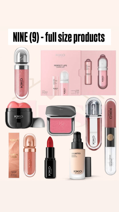 Kiko pack [9 full size products]