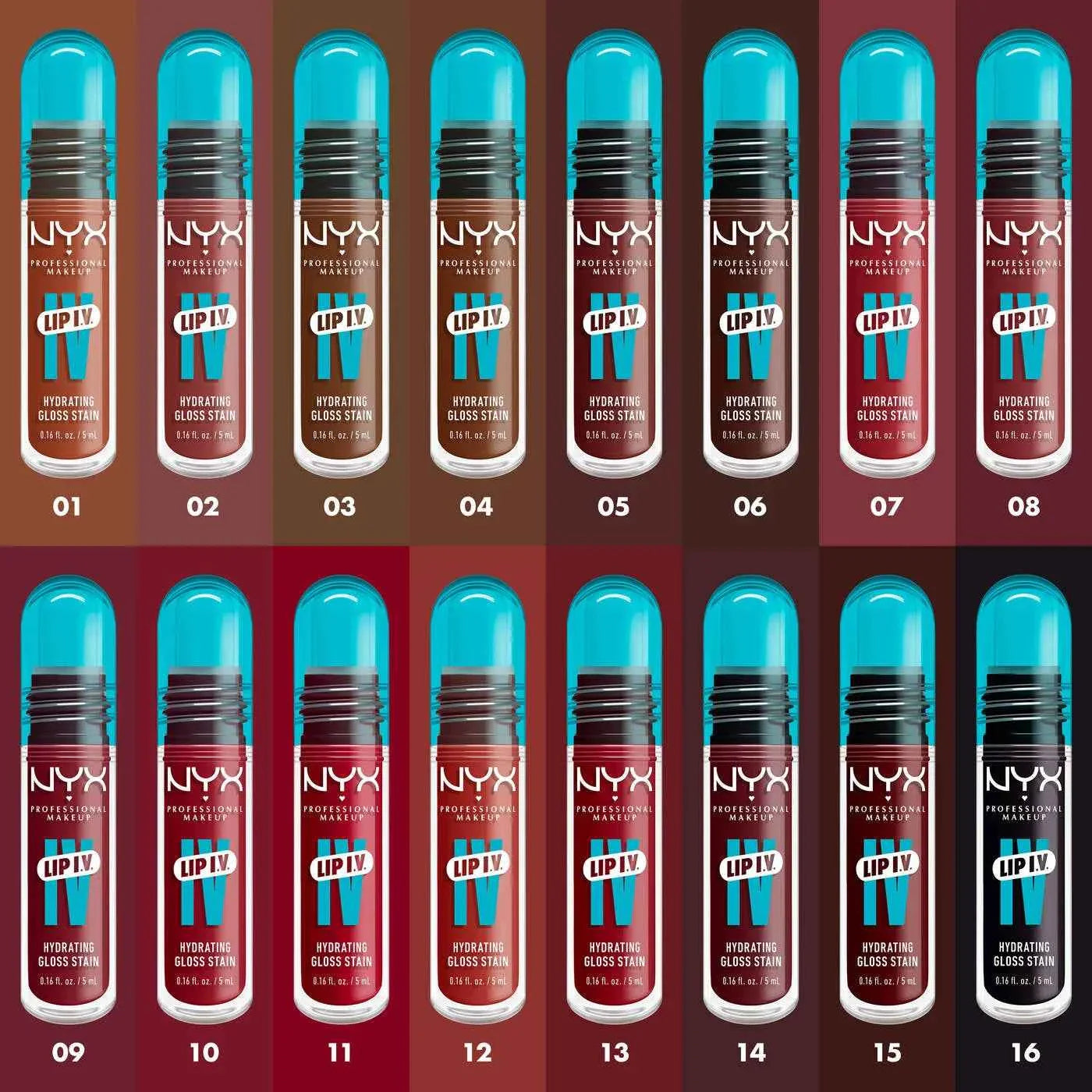 nyx Lip I.V. Hydrating Lip Gloss Stain