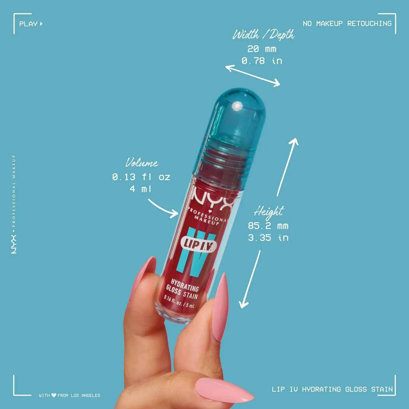 nyx Lip I.V. Hydrating Lip Gloss Stain