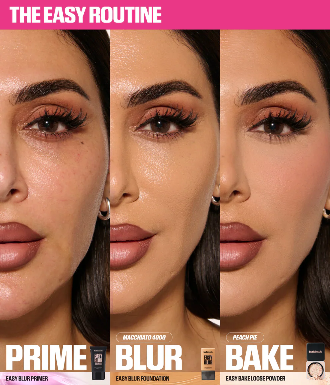 hudabeauty EASY BLUR SILICONE-FREE SMOOTHING & PORE-MINIMIZING PRIMER