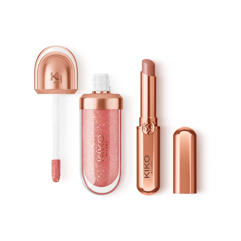 KIKO MILANO GOLDEN OASIS chic lips beauty kit