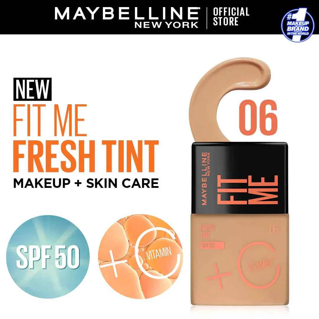 Maybelline - Fit Me Fresh Tint Spf 50 + Vitamin C Foundation