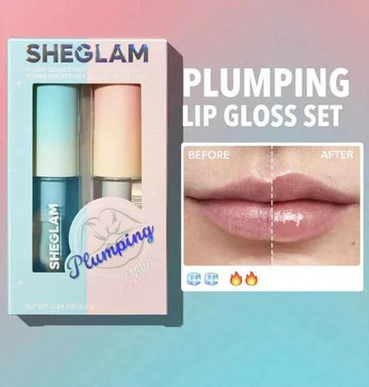 Sheglam Plump Addict HOT & COLD GLOSS DUO Plumping Lipgloss Set